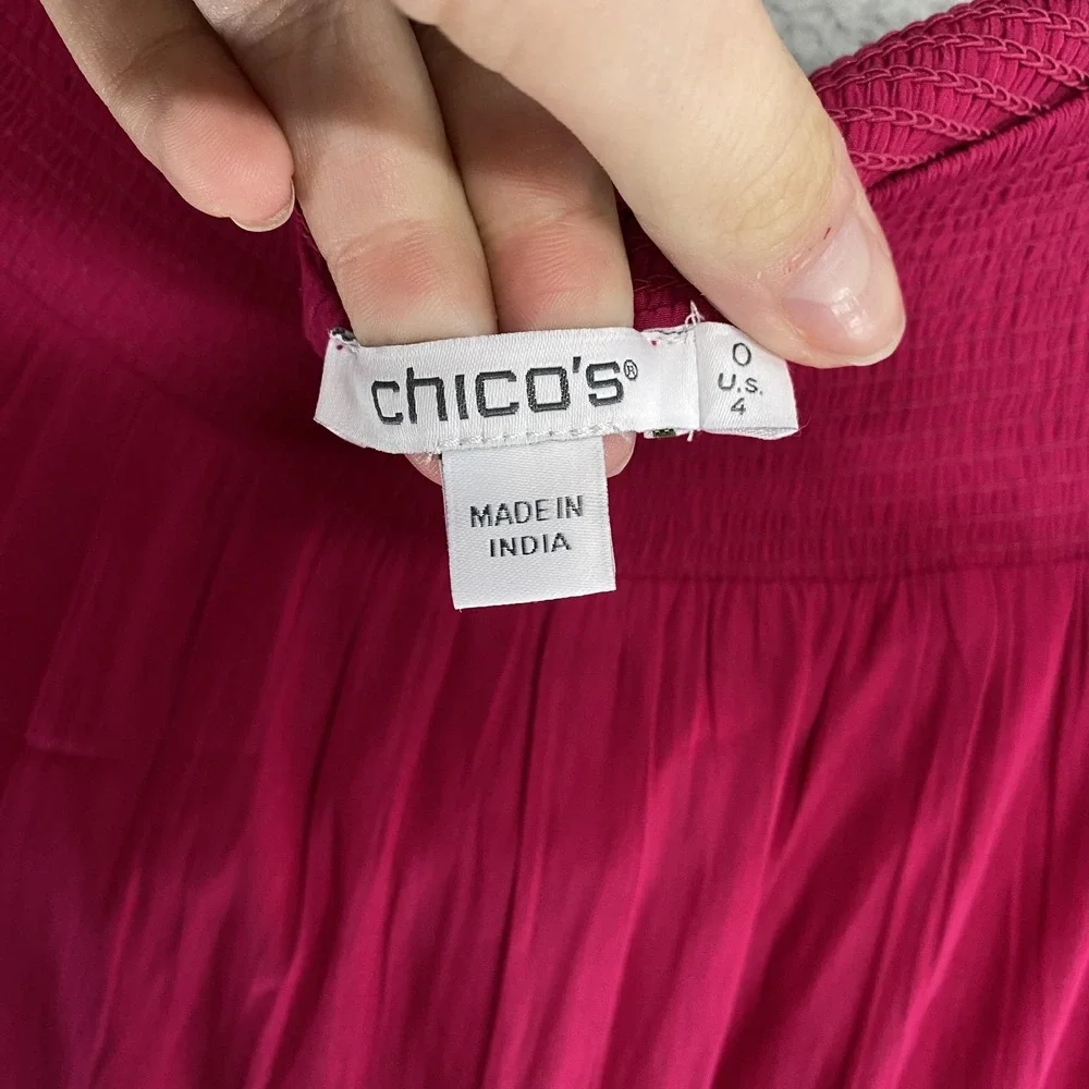Chicos tiered pleated